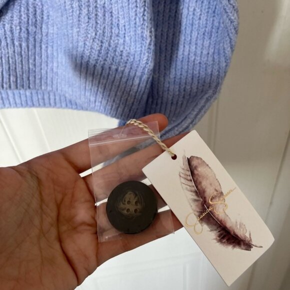 Jessica Simpson Purple Knit Cowl-neck Sweater - Picture 2 of 11